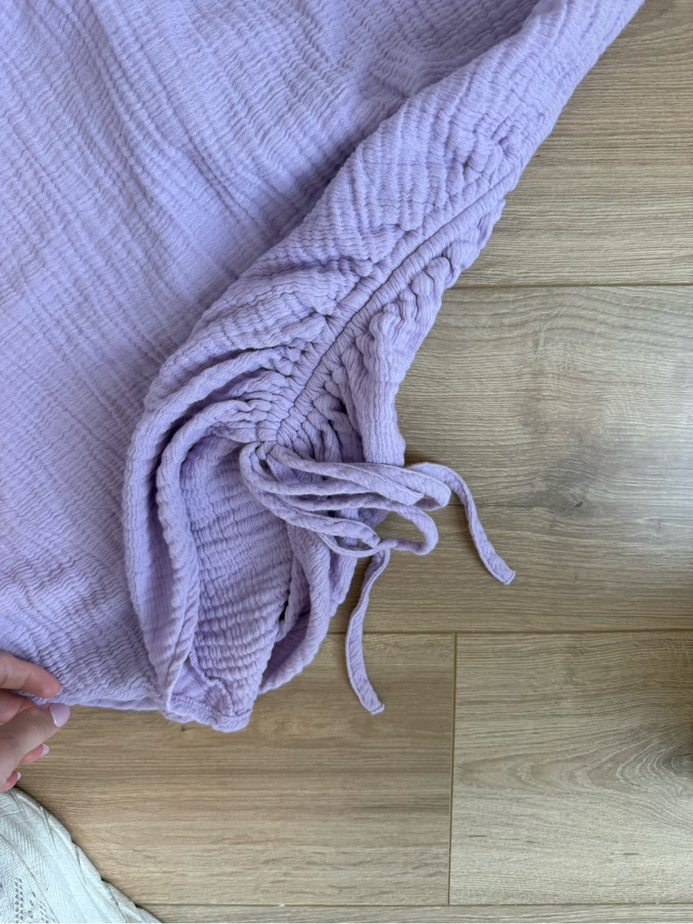 ASOS Lilac Ruched Mini Dress - Picture 2 of 4